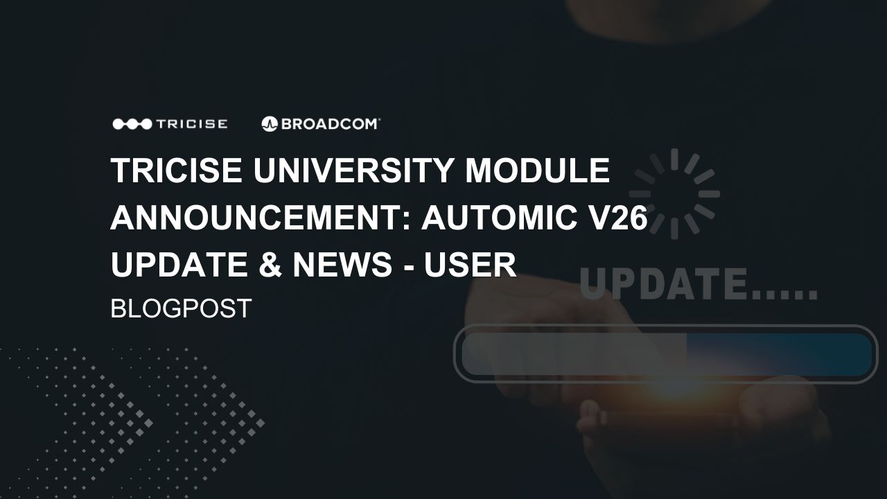 Automic Módulo de usuario de actualización y noticias V26 en Tricise University